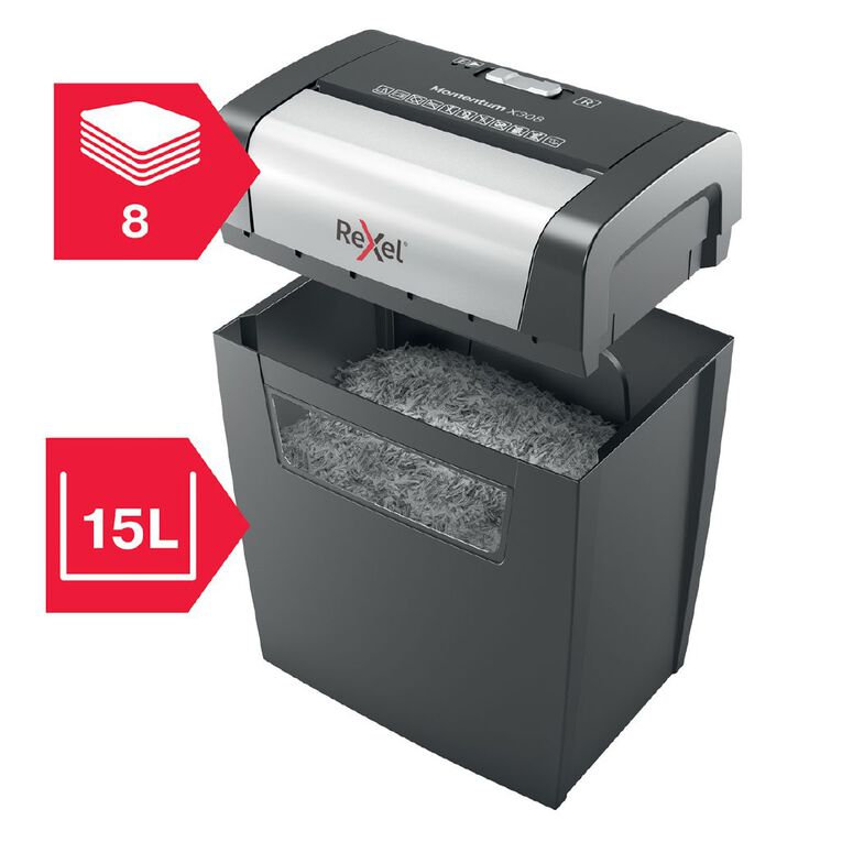 Rexel Shredder X308 Cross Cut, , hi-res