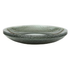 Living & Co Textured Picnic Plates 27cm Grey Light 4 Pack