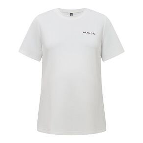 H&H Maternity Maternity Heavyweight Interlock Tee