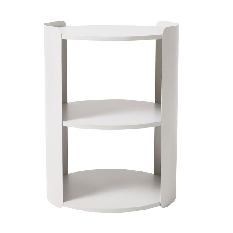 Living & Co Finn Bedside Table Grey, , hi-res