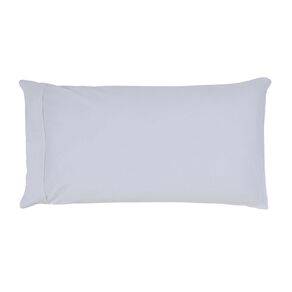 Living & Co 100% Washed Cotton King 2 Pack Pillowcase White 50cm x 80cm