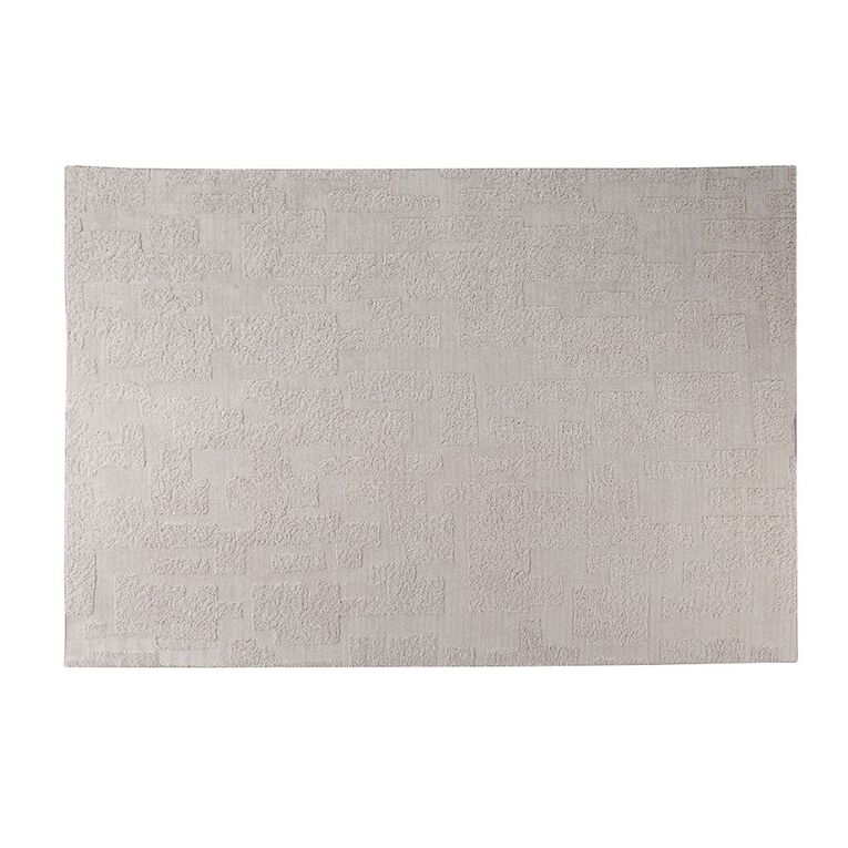 Living & Co Boucle Rug Natural 160cm x 230cm, , hi-res