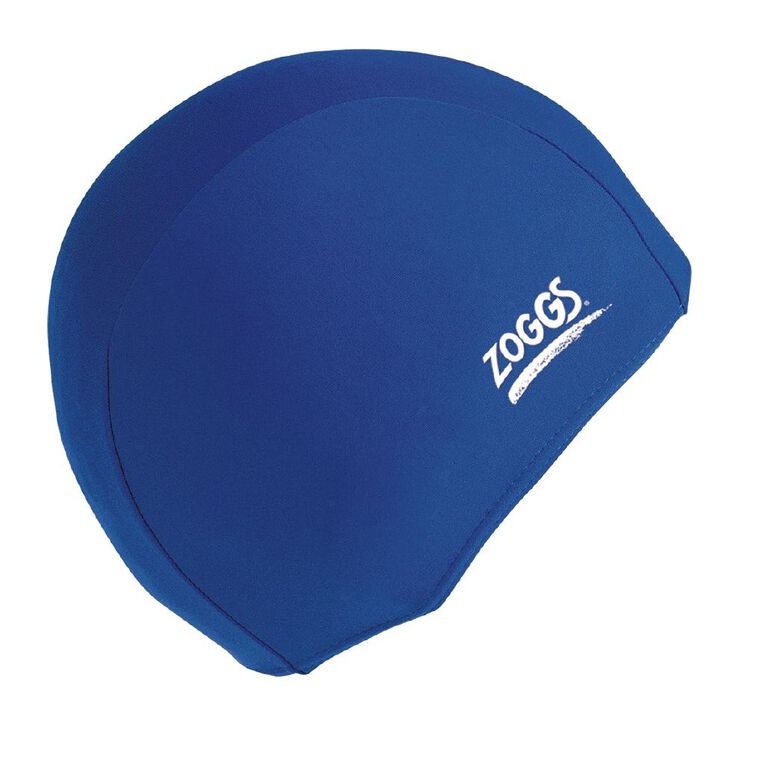 Zoggs Junior Deluxe Stretch Swimming Cap Assorted, , hi-res