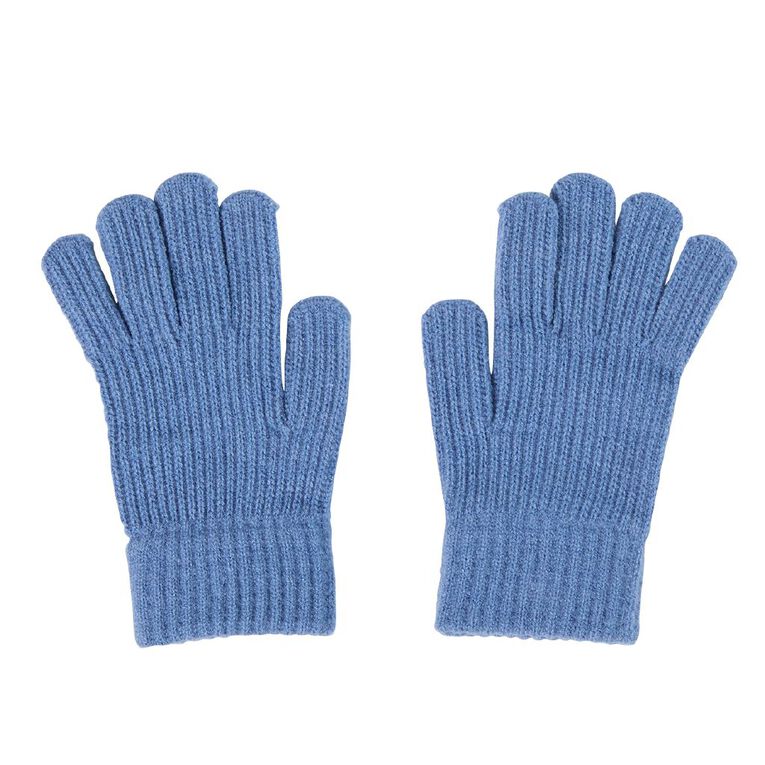 Young Original Kids' Supersoft Rib Gloves, Blue Dark, hi-res