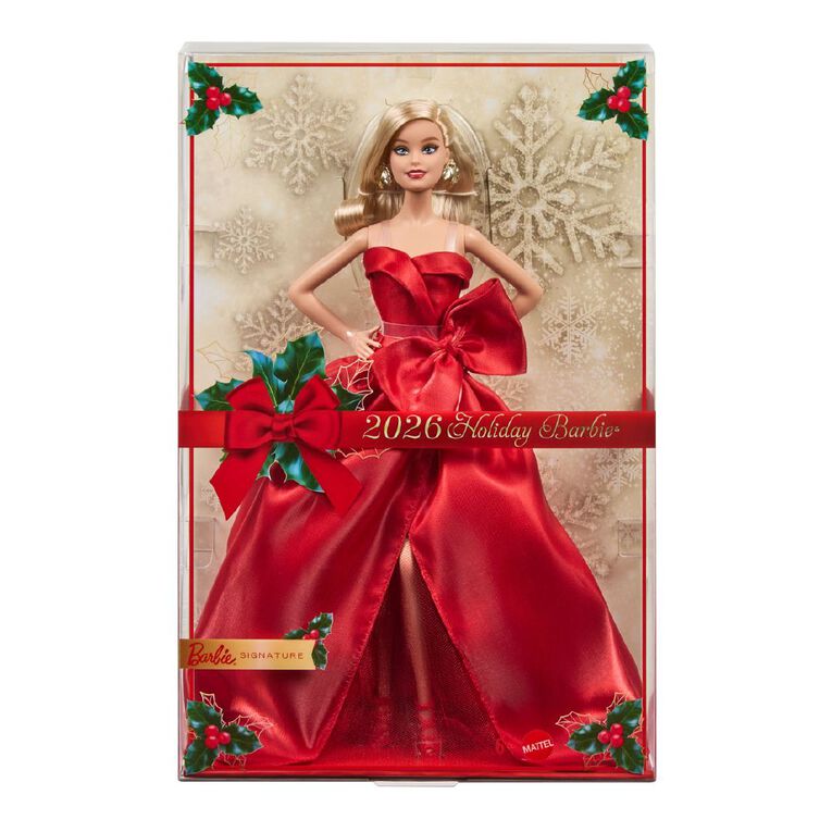 Barbie 2026 Holiday Doll Blonde, , hi-res