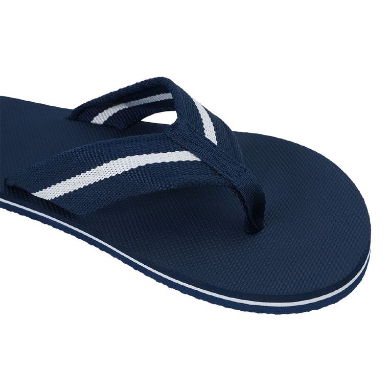 H&H Men's Simon Jandals, Navy, hi-res