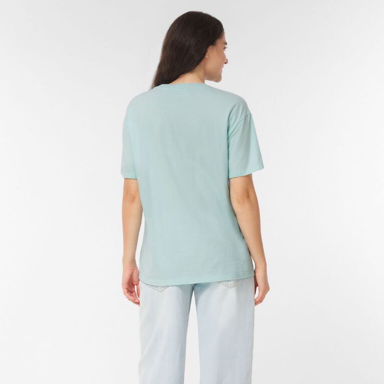 Disney Women's Stitch Christmas Tee, Blue Light, hi-res