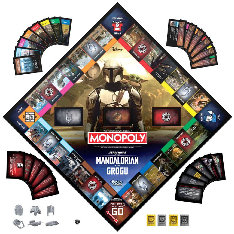Hasbro Monopoly The Mandalorian and Grogu, , hi-res