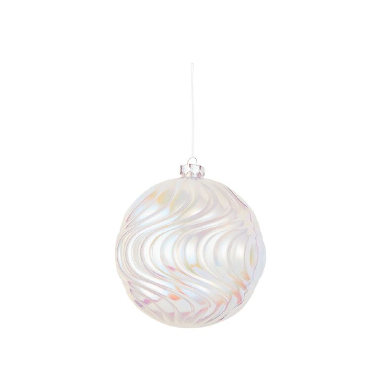 Wonderland Iridescent Baubles 15cm Assorted, , hi-res