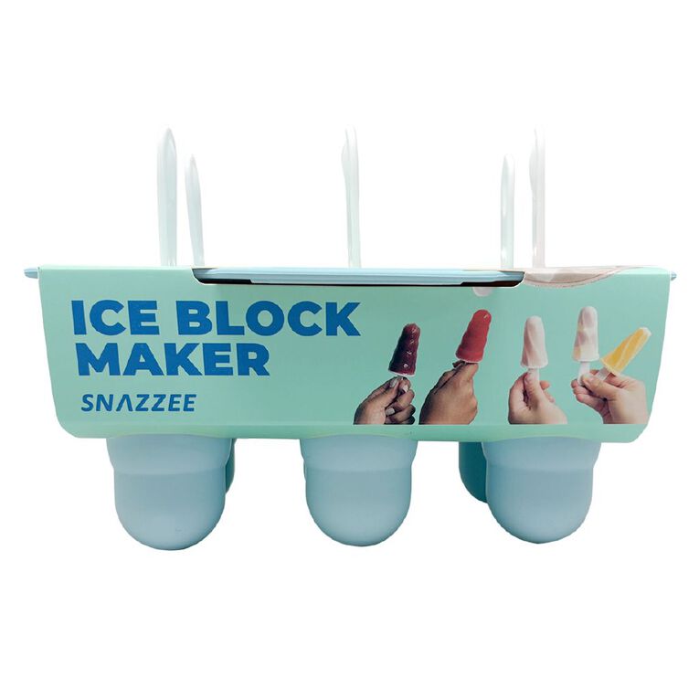 Snazzee Silicone Ice Block Molds Assorted 6 Pack, , hi-res