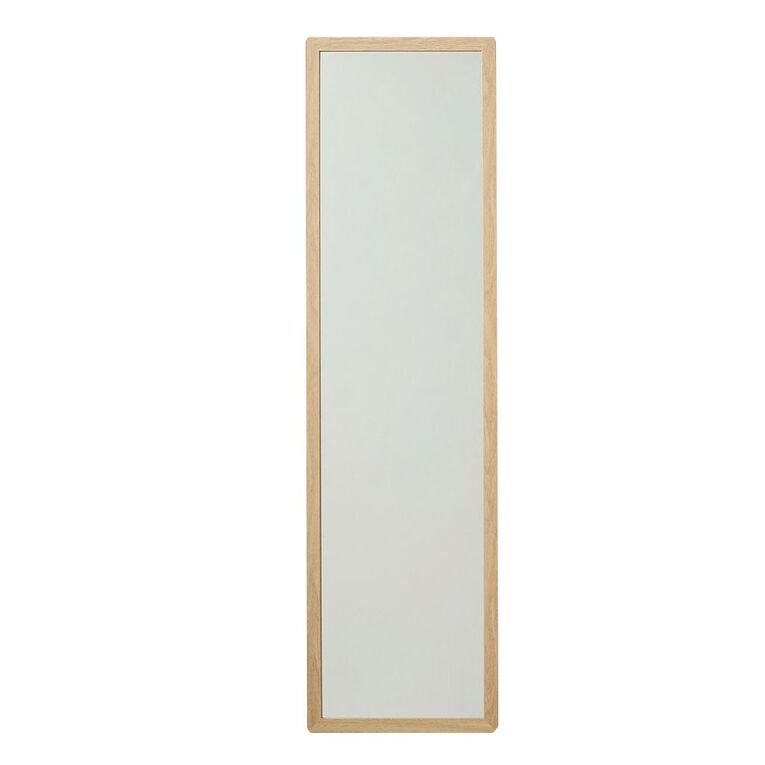 Living & Co Everyday Wall Mirror Natural 30cm x 120cm, , hi-res