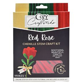 Uniti Adults Chenille Stem Single Rose