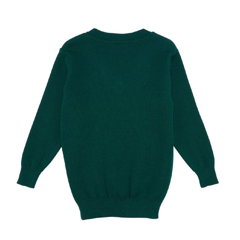 Schooltex TKKM O Mangere Jersey with Embroidery, Bottle Green, hi-res