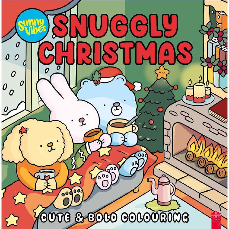 Sunny Vibes Christmas Colouring Book, , hi-res