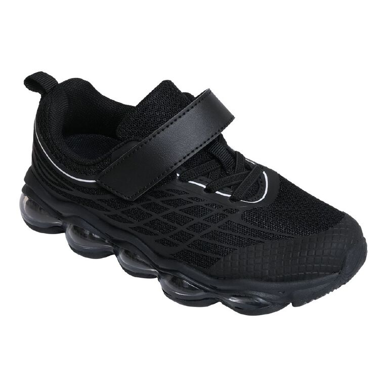 Active Intent Senior Kids' Travis Trainers, Black, hi-res