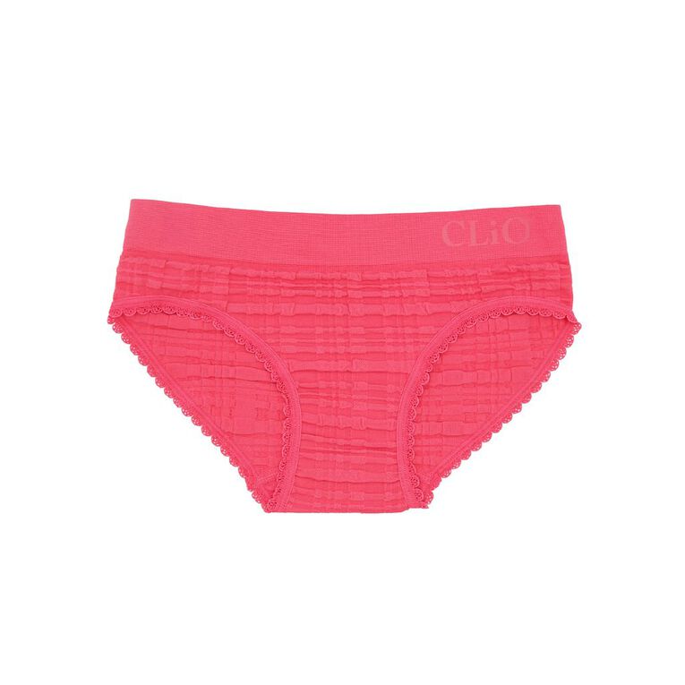 Clio Teen Grid Vibe Seamfree Bikini 2 Pack, Red, hi-res