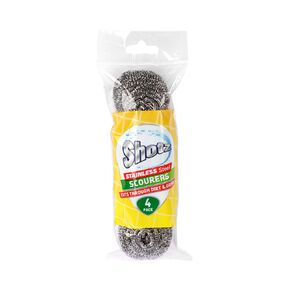 Shotz Steel Scourers 4 Pack