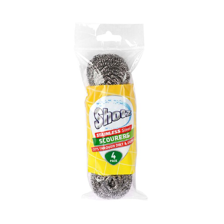 Shotz Steel Scourers 4 Pack