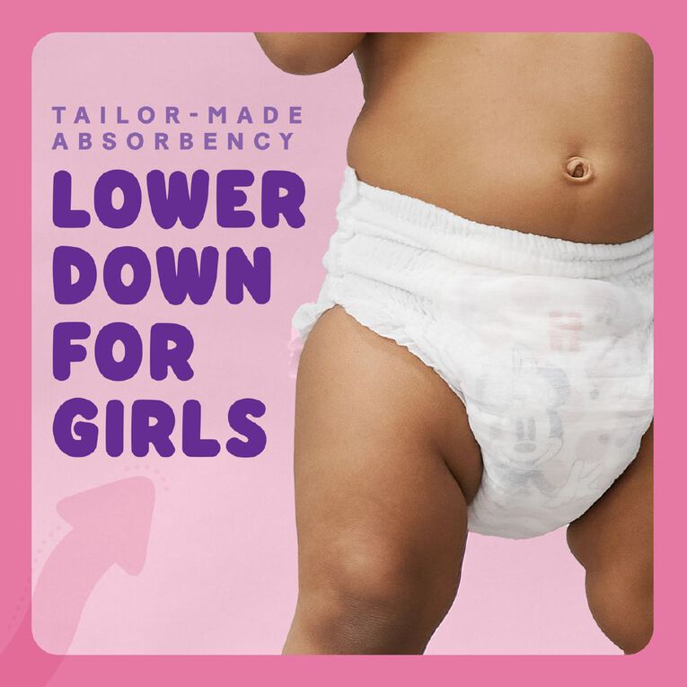 Huggies Ultra Dry Nappy Pants Toddler Girls' Size 4 9-14kg 15 Pack, , hi-res