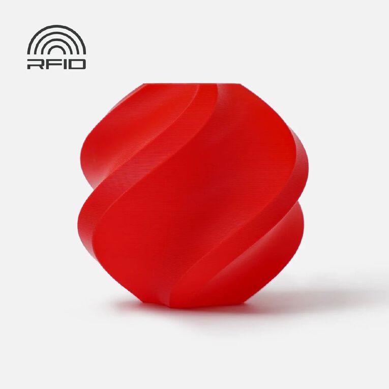 Bambu Lab PLA Basic-Red With Spool, , hi-res