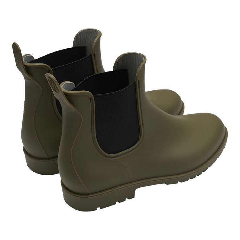 H&H Women's Essential Ankle Length Gumboots, Khaki, hi-res