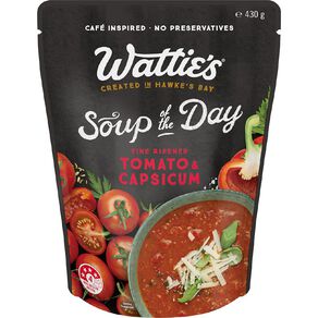 Wattie's Soup Of The Day Tomato & Capsicum 430g