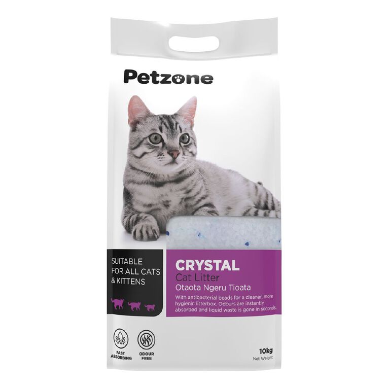 Petzone Cat litter Crystal 10kg, , hi-res