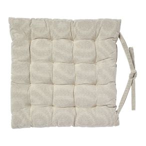 Living & Co Chair Pad Polycotton Stripe 40cm x 40cm