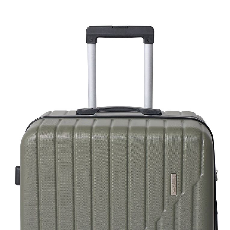 Living & Co Hard Textured Suitcases 2 Piece Set Khaki, , hi-res