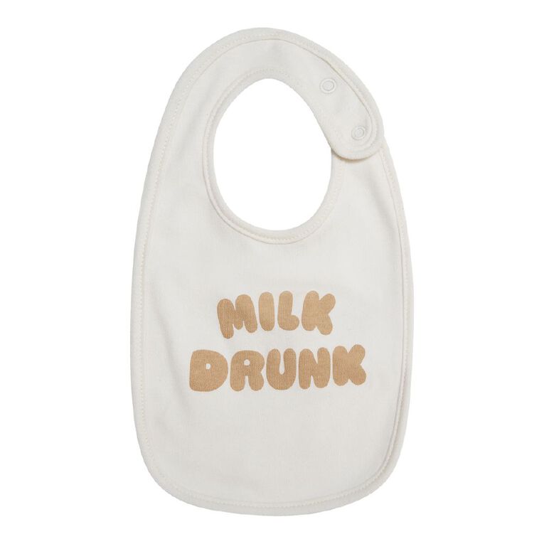 Young Original Baby Dome Bibs 3 Pack, Brown Mid, hi-res