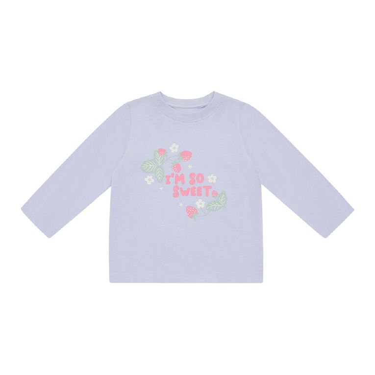 Young Original Toddler Long Sleeve Print Tee, Blue Light, hi-res