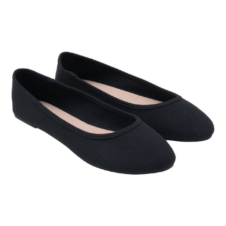 H&H Women's Dorsee Ballet Shoes, Black, hi-res