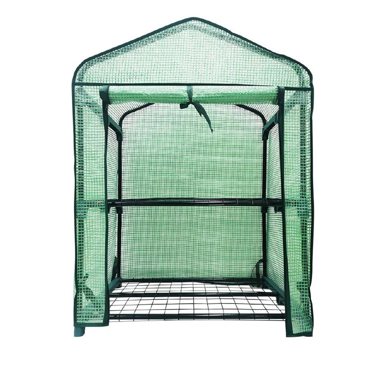 Kiwi Garden 2 Tier Greenhouse 69x49x90cm, , hi-res