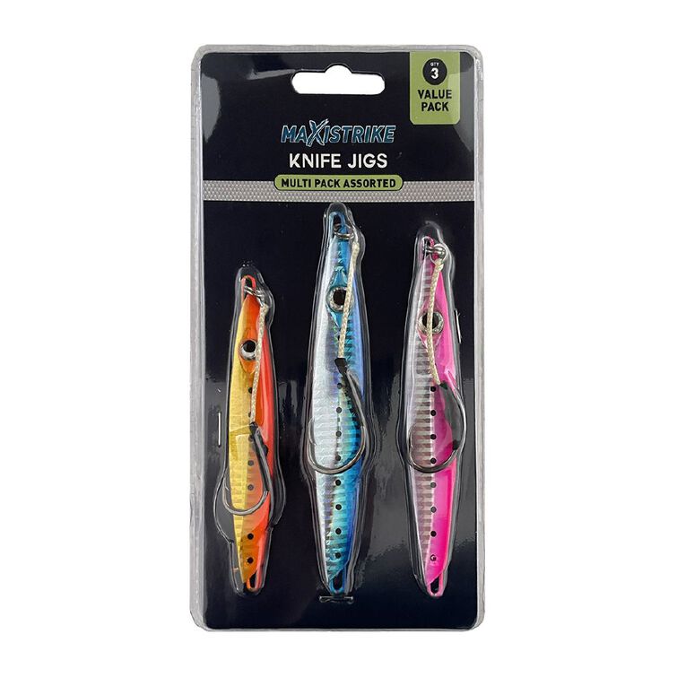 Maxistrike Knife Jig Lure Kit 3 Piece, , hi-res