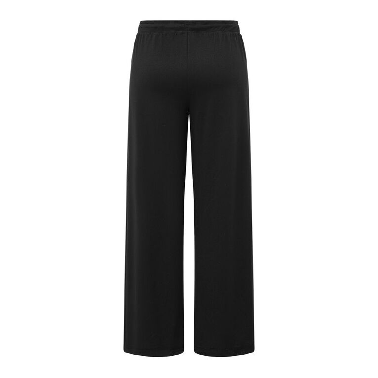 H&H Women's Comfy Pyjama Pants, Black, hi-res
