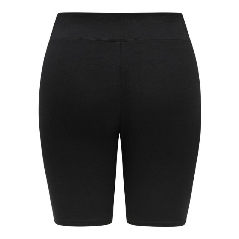H&H Curve Women's Basic Legging Shorts, Black, hi-res