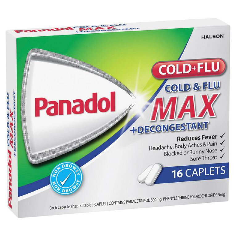 Panadol Cold And Flu Max 16 Pack, , hi-res