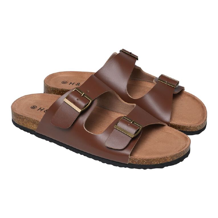 H&H Men's Rufus Sandals, Brown, hi-res