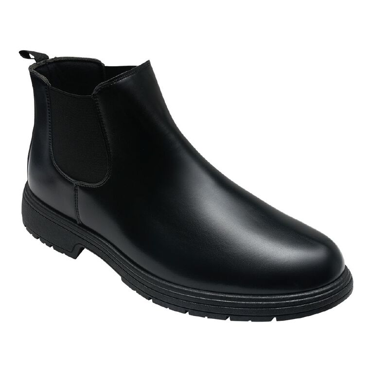 H&H Men's Essential Chelsea Boots, Black, hi-res