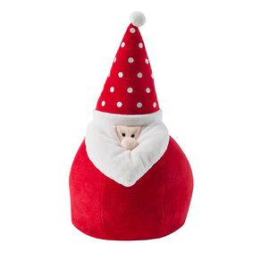 Wonderland Christmas Doorstop Red