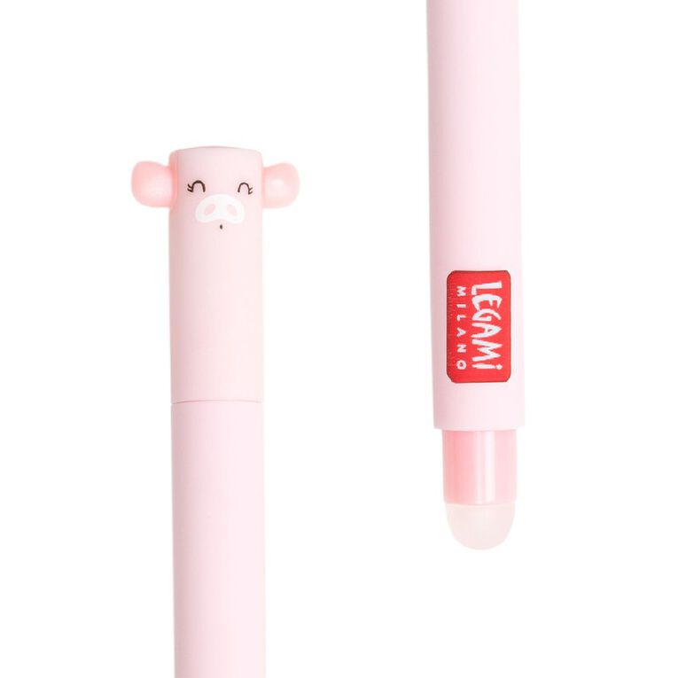 Legami Erasable Pen Piggy Pink Ink, , hi-res