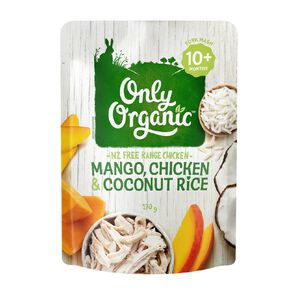 Only Organic Mango Chicken & Coconut Rice 10+ Months 170g
