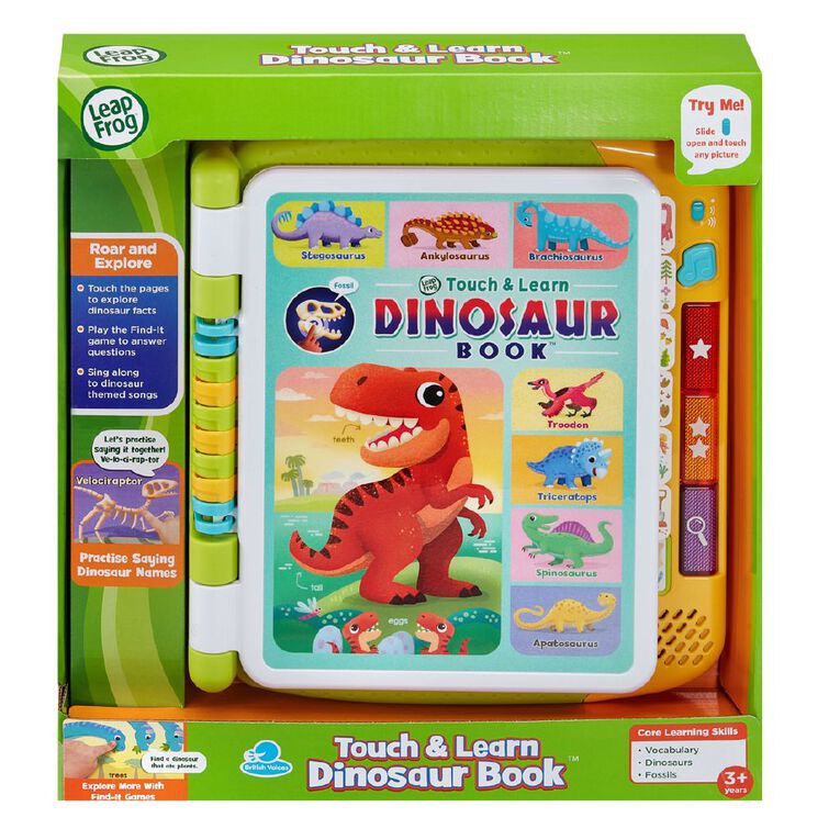 Vtech Leapfrog Touch & Learn Dinosaur Book, , hi-res