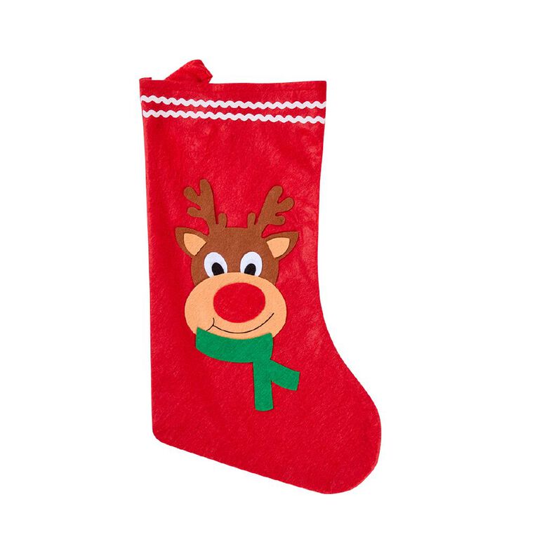 Wonderland Novelty Christmas Stocking Assorted 45cm, , hi-res