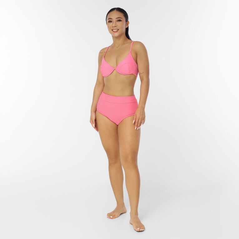 H&H Women's Underwire Bikini Top, Pink Mid, hi-res