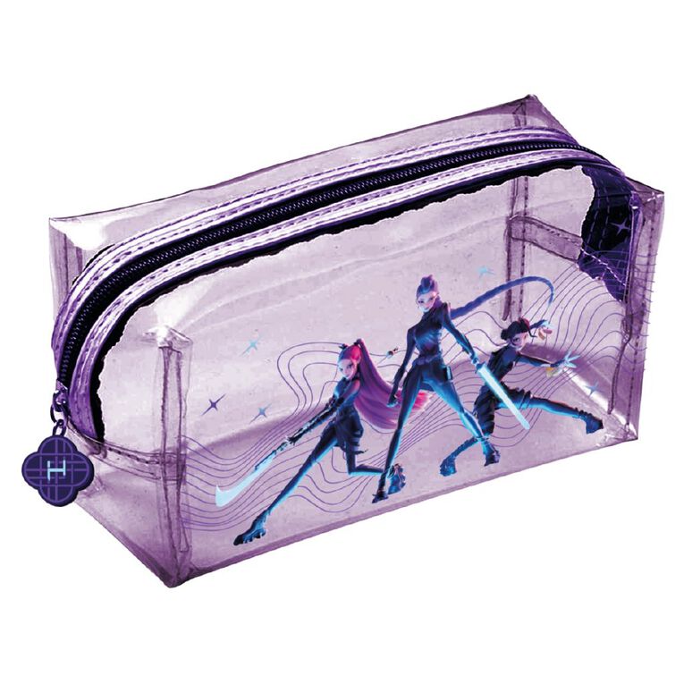 KPop Demon Hunters Transparent Pencil Case, , hi-res