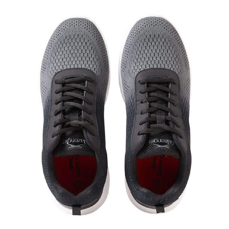 Slazenger Men's Stride Wide Fit Trainers, Grey, hi-res