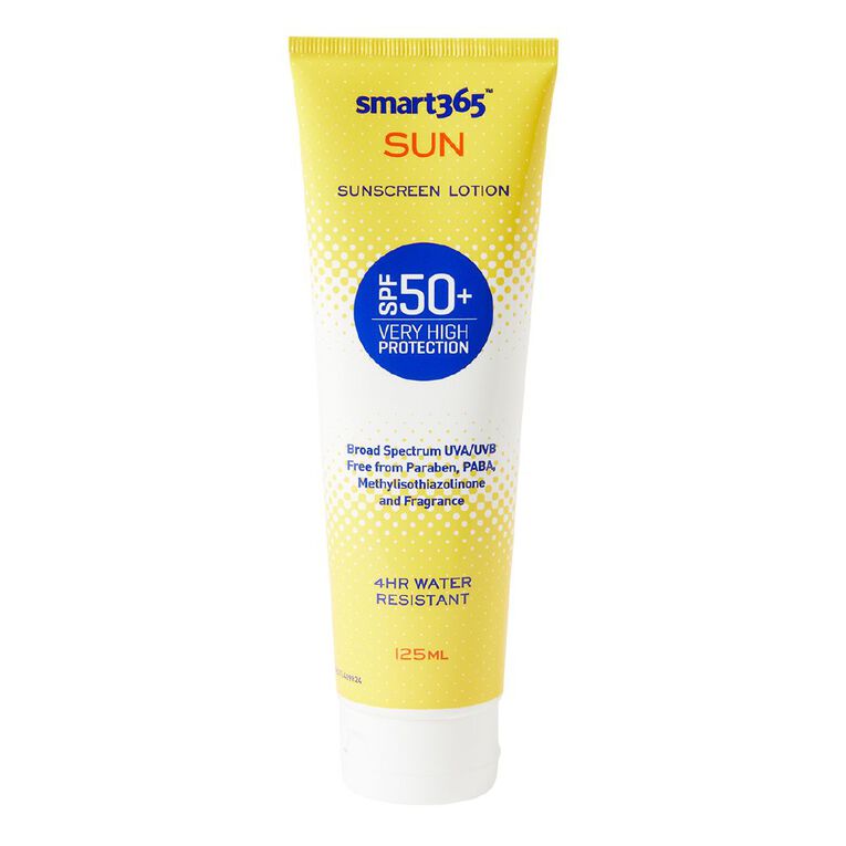 Smart365 Sunscreen Lotion SPF50+ 125ml, , hi-res