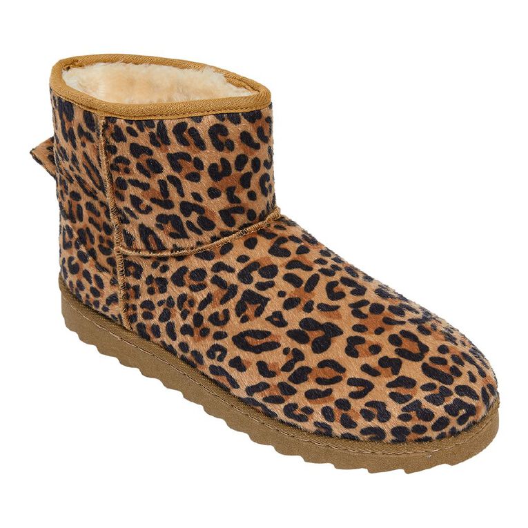 H&H Women's Indie Slipper Boots, Brown, hi-res