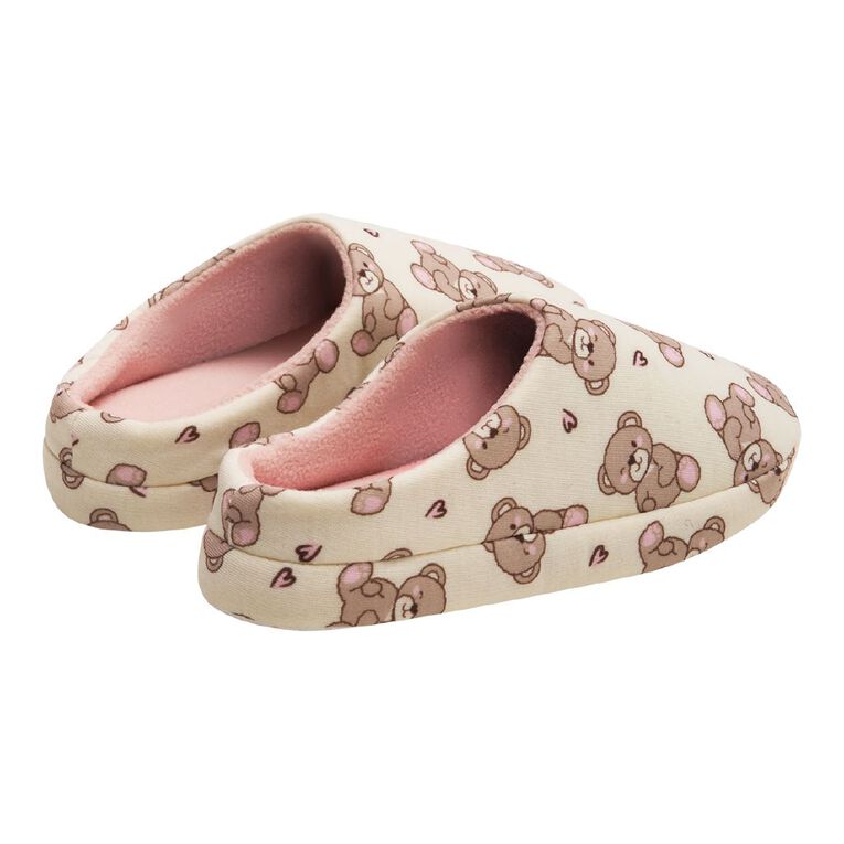 Young Original Senior Kids' Essential Slippers, Cream, hi-res